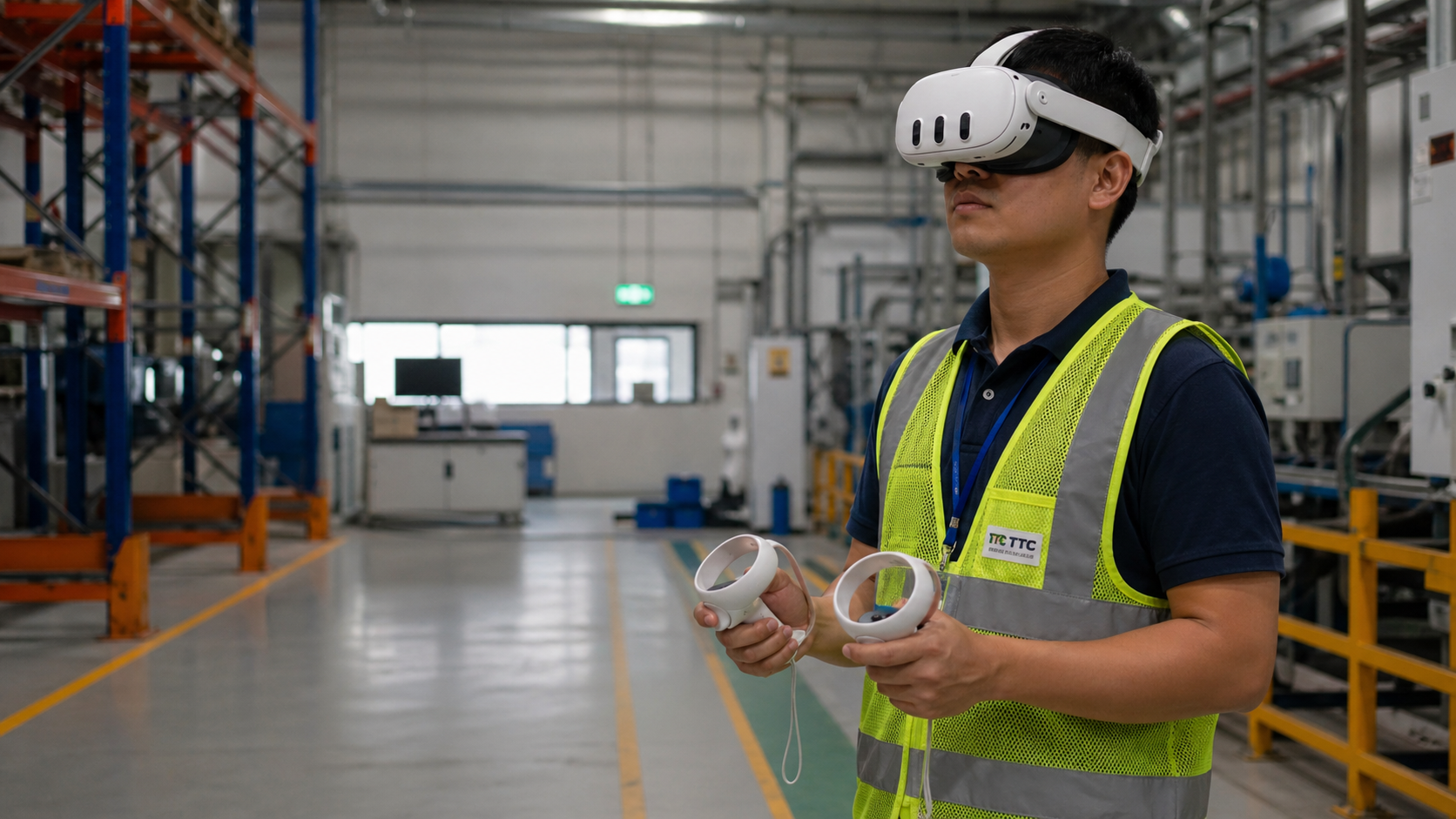 VR Training in action